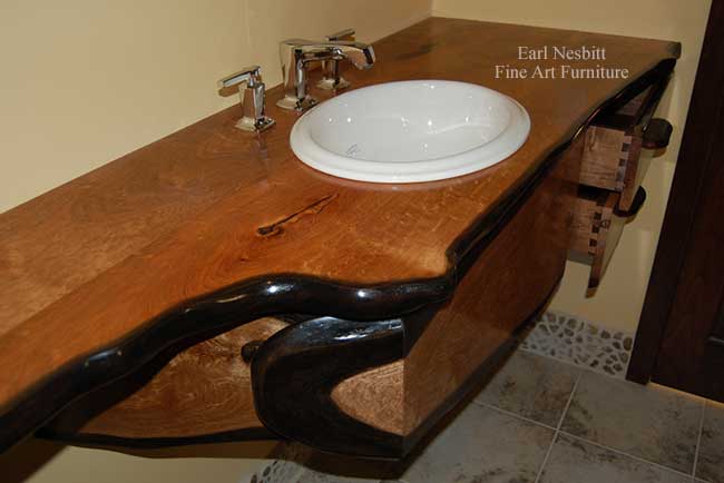shows joinery in drawers